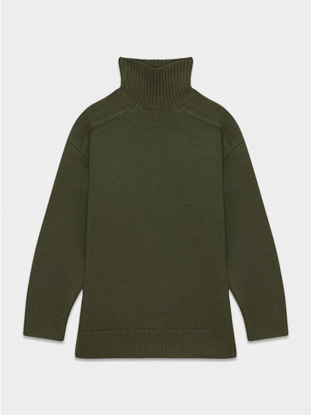 Aritzia Wilfred Evita Merino Wool Turtleneck – Fatigue, Size M